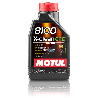 Motul 1 L 8100 X-clean EFE 5W30 Motoröl [Hersteller-Nr. 109455] von MOTUL