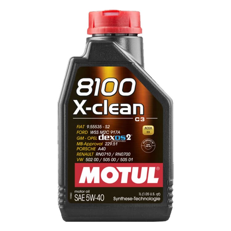 1 Liter Motul 8100 X-clean 5W-40 von MOTUL