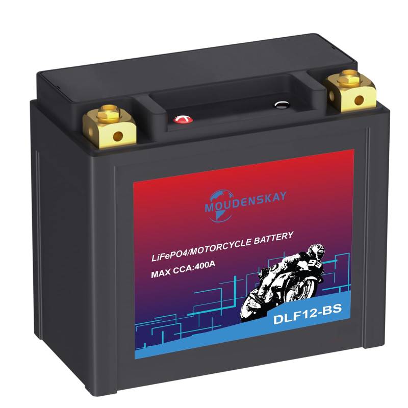 MOUDENSKAY Lithium Motorrad Batterie 12V Lithium Powersports Batterie mit BMS,(YTX12-BS 6AH 400CCA) LiFePO4 Motorstart Batterie für Motorräder,ATV,UTV,Schneemobil und mehr von MOUDENSKAY