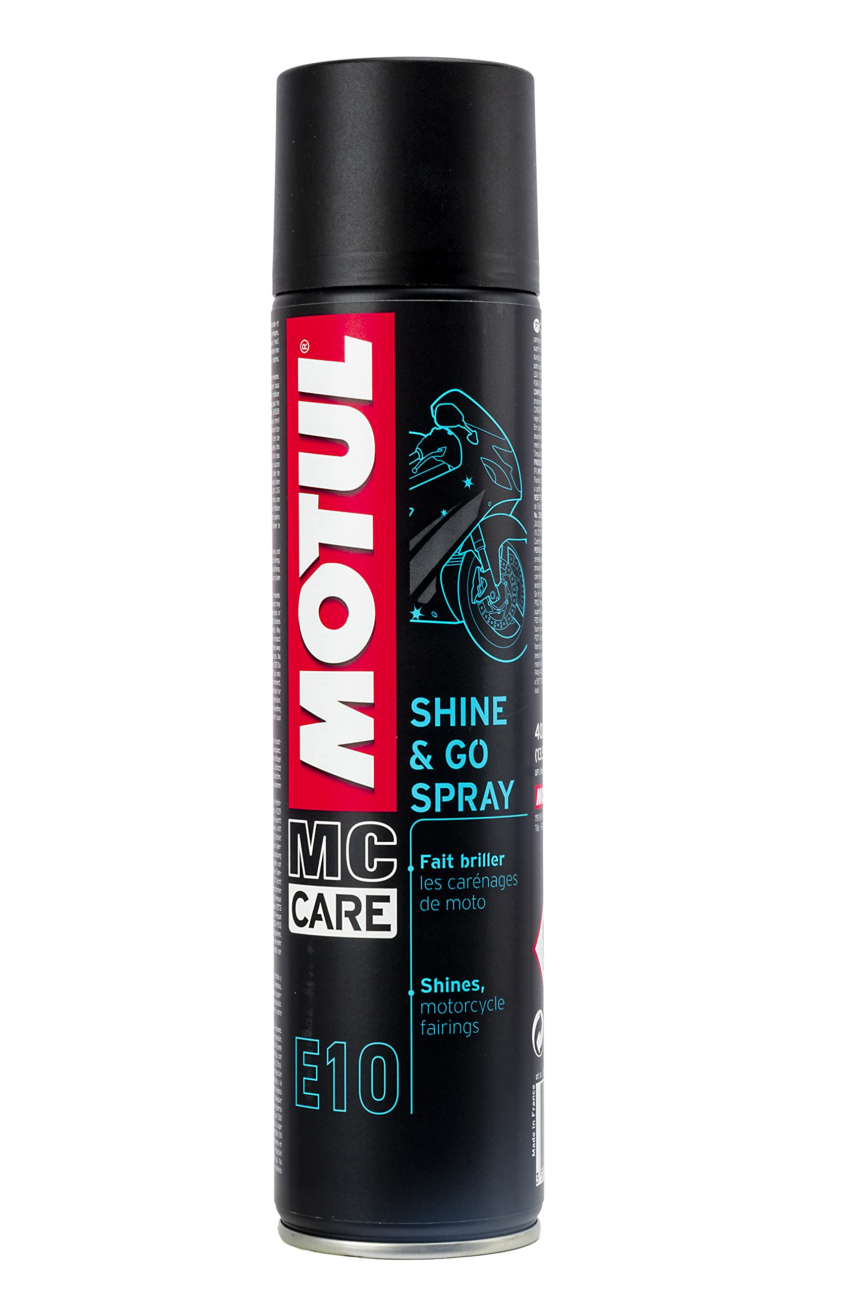 Motul 103175 E10 Shine & Go Spray, 400 ml von Motul