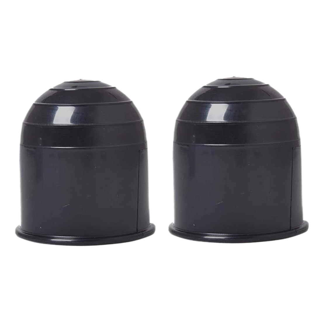 2pcs schwarzer Schleppkugel, universeller 50 mm Caravan Hitch Ball Cap Ball, Plastikanhängerkupplung Cover für LKW -Anhänger von MOUNTTU