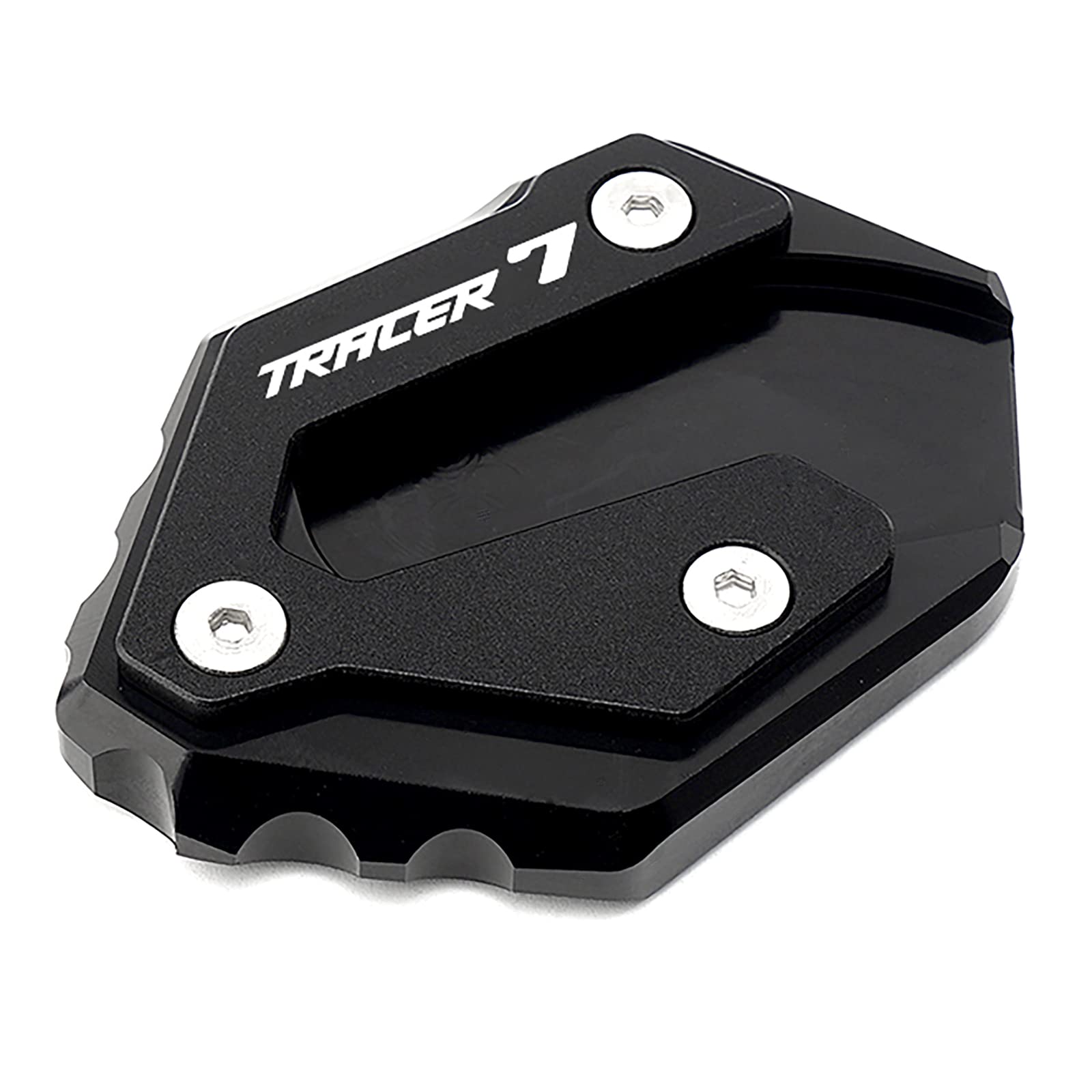 Motorrad-Seitenständer-Vergrößerung für TRACER7GT Tracer 7 GT 7GT tracer7 2021 2022 2023 Zubehör (Schwarz) von MOWOK