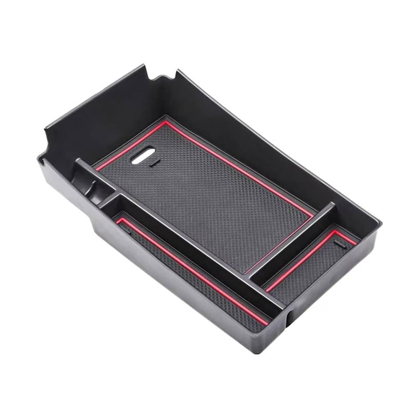 MOXSQFT Mittelkonsole Organizer Kompatibel Mit Für HRV 2023 Auto-Mittelarmlehnen-Aufbewahrungsbox Zubehör Mittelkonsolen-Organizer Container Halterungsfach Einsetzen(Red) von MOXSQFT