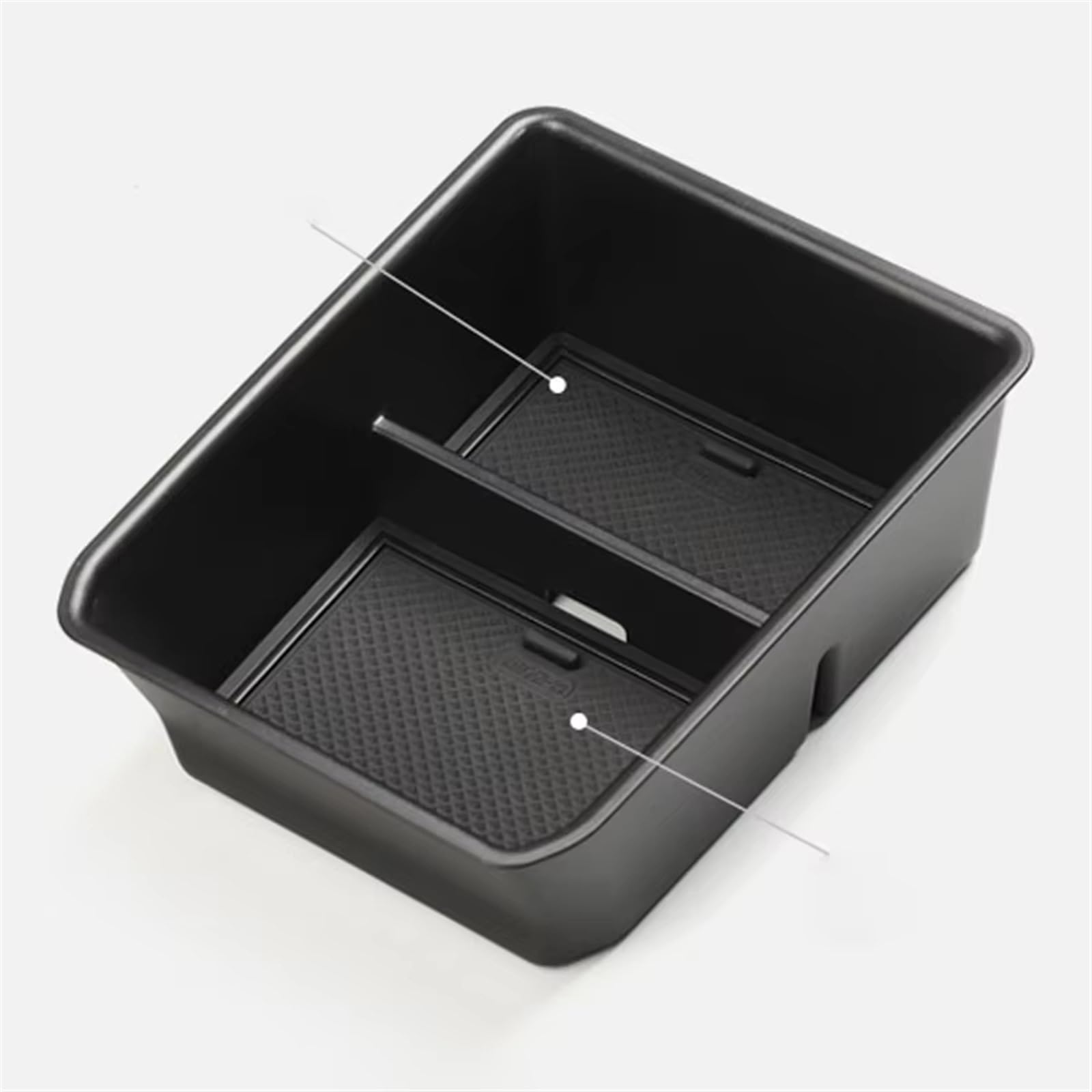 MOXSQFT Mittelkonsole Organizer Kompatibel Mit Für Q5 Q4 Für Etron Armlehnenbox Aufbewahrungsboxhalter Autoinnenraum-Modifikation Dekorationszubehör von MOXSQFT