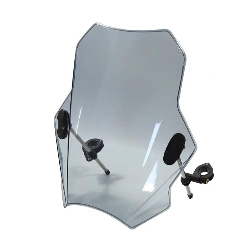 MOXSQFT Motorrad Windschutz Für GB350 Für GB350RS 2021 2022 Motorrad Windschutz Windschutz Motorrad Deflektor Windschutzscheibe Spoiler(Light Grey) von MOXSQFT