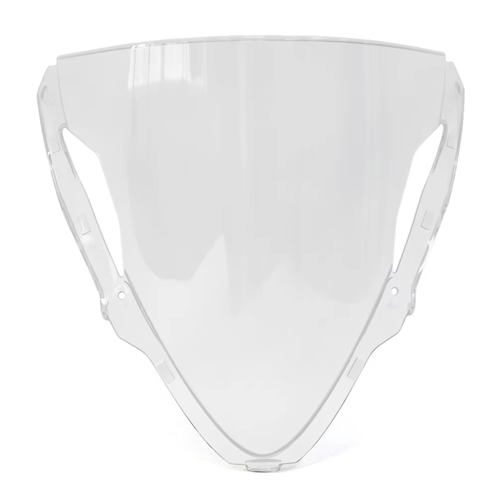 MOXSQFT Motorrad Windschutz Für ZX6R 2024 2025 Motorrad Zubehör Windschutzscheibe Frontscheibe Windschutz Schallwand Windabweiser Bildschirm Gugel Schallwand Spoiler(Transparent) von MOXSQFT