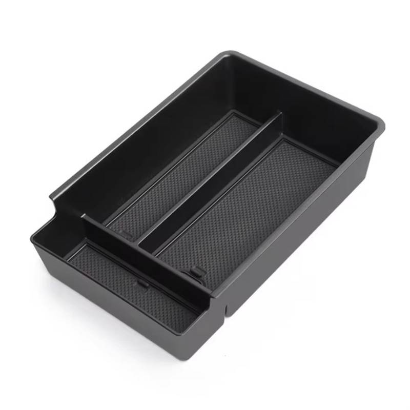 Mittelkonsole Organizer Kompatibel Mit Xpeng Für G6 Auto-Mittelkonsolenfach Armlehnen-Aufbewahrungsbox Schwarz Aufräumen Verstauen Organizer Innenzubehör von MOXSQFT