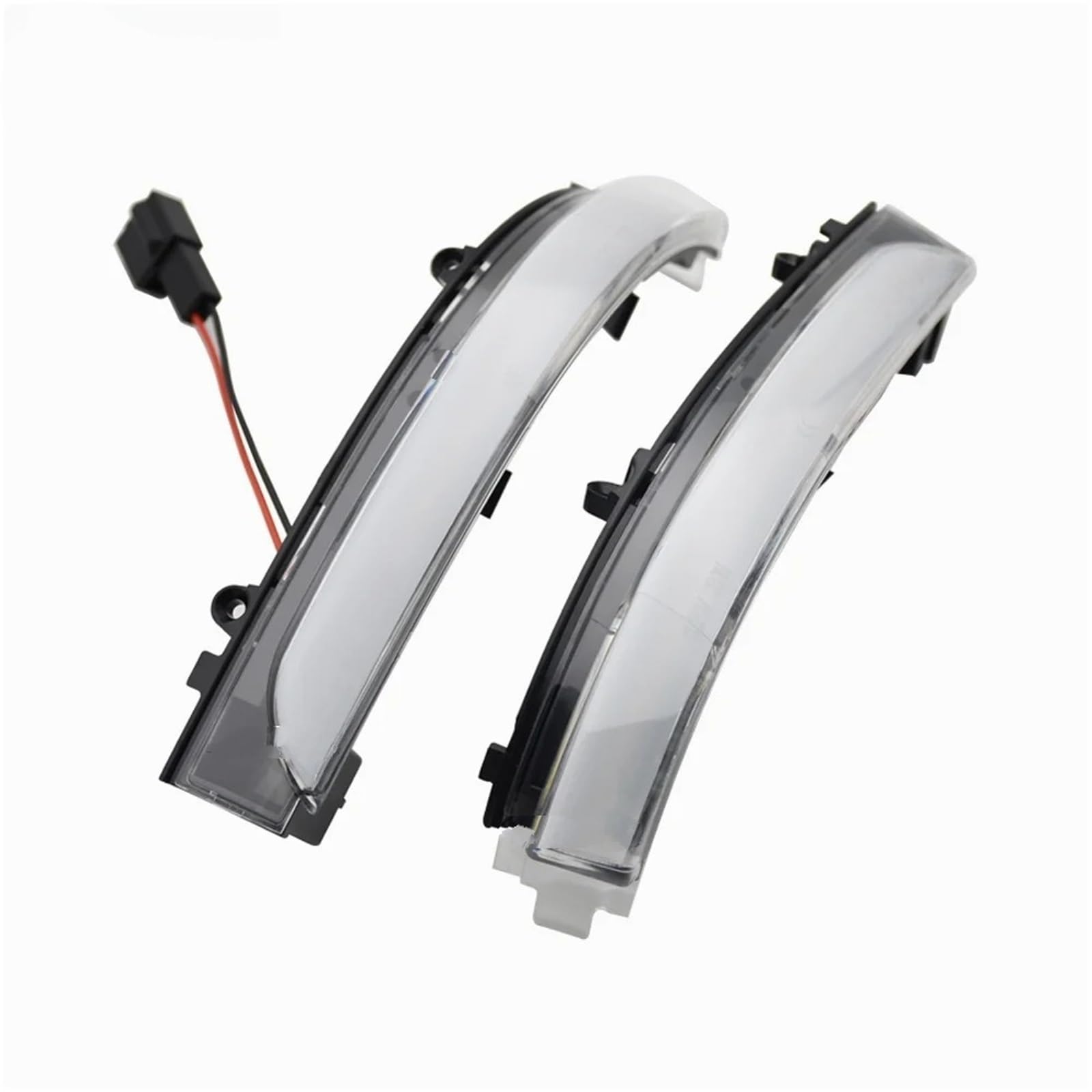 Seitenblinker Blinker Kompatibel Mit VW Für CrossFox Für Fox Xtreme 2012–2021 Für SpaceFox 2012–2019 Dynamische Blinkerleuchte Seitenspiegel-Sequenzanzeige 5C6949101(Crystal) von MOXSQFT