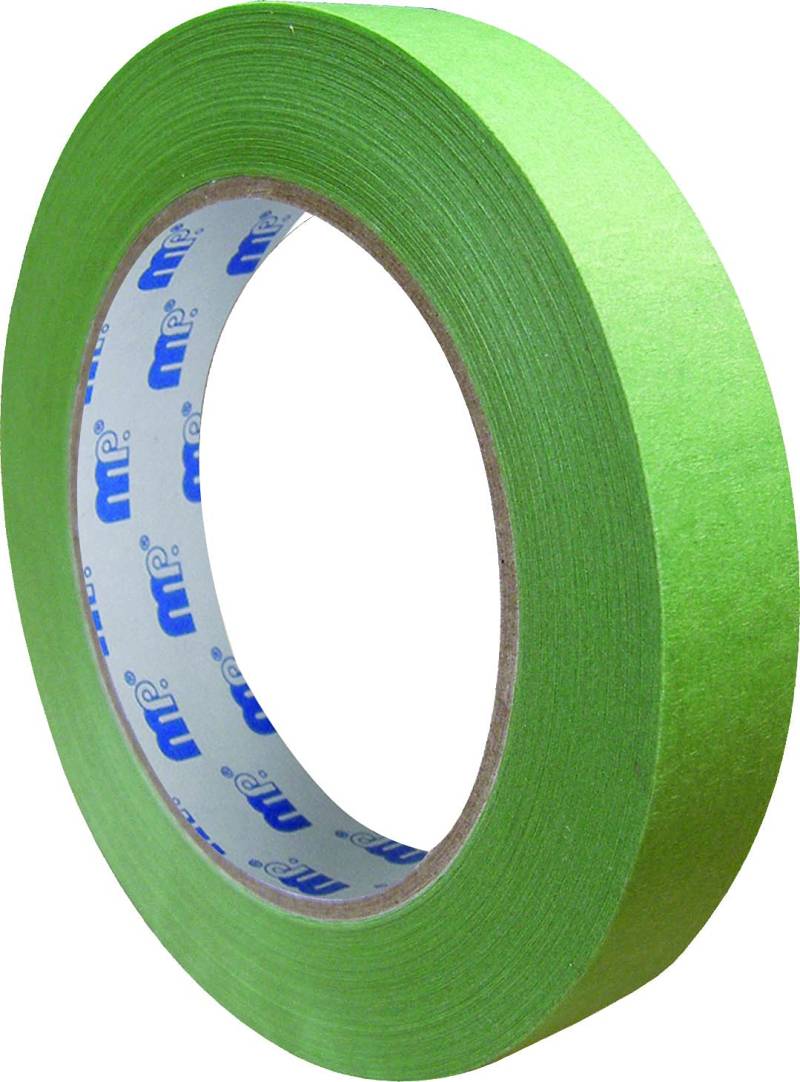 MP Tape HydroGreen Abdeckband wasserfest Klebeband Malerband 19mm x 50m von MPM