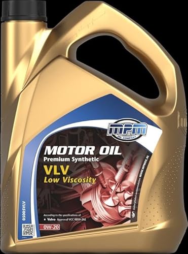 MPM Premium Synthetic VLV Low Viscosity Motoröl 0W-20 5 L von MPM