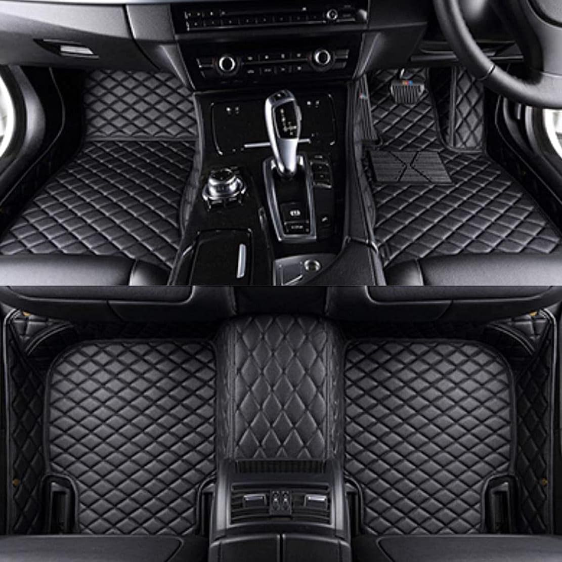 Auto Fussmatte passt für VW Caddy Panel Van IV 2015-2020, Auto Fussmatten Set,Allwetter fußmatten Auto,Fußmatten,Autoteppich Matte,Fahrermatte,wasserdicht und rutschfest,Allblack-RHD von MPXQISVB