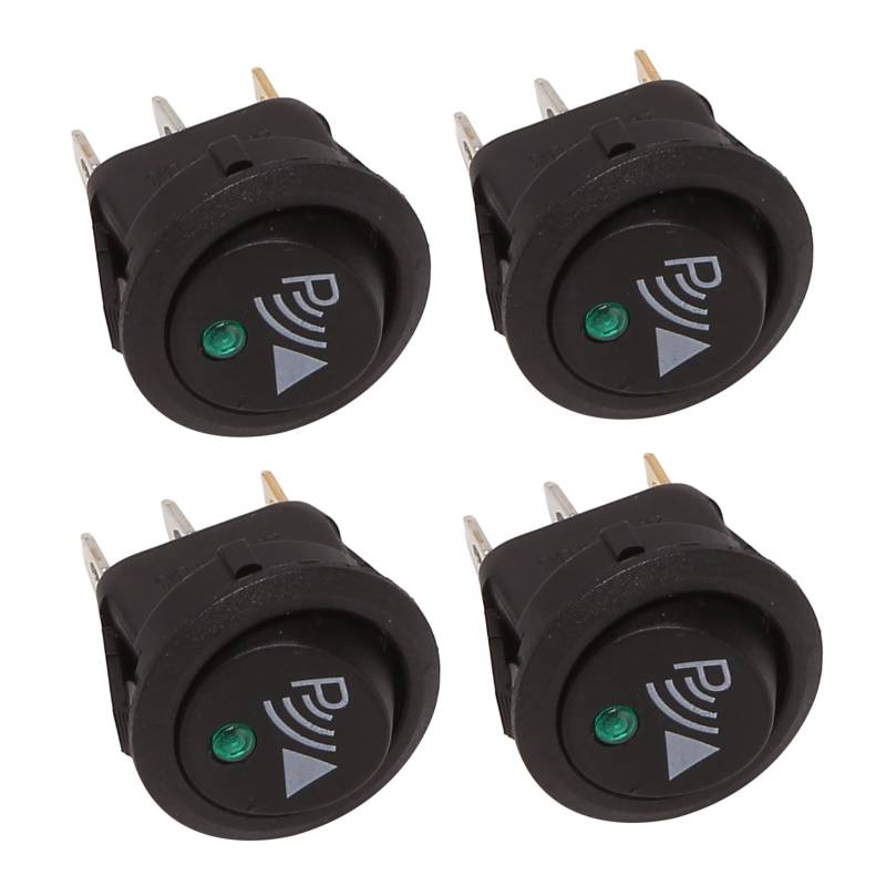 MQODLFP 4X Runde 3 Pin Rocker/Parkplatz Aus-Schalter Sensor Walk Hinten Vorne Hinten von MQODLFP