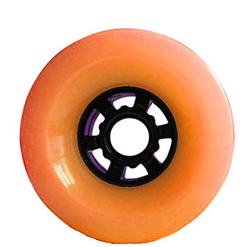 MQODLFP 90Mm Elektrisches Skateboard Rad, das Skateboard Rad für SHR78A PU Rad Weiches Widerstand Langes Brett Rad Orange DäMpft von MQODLFP