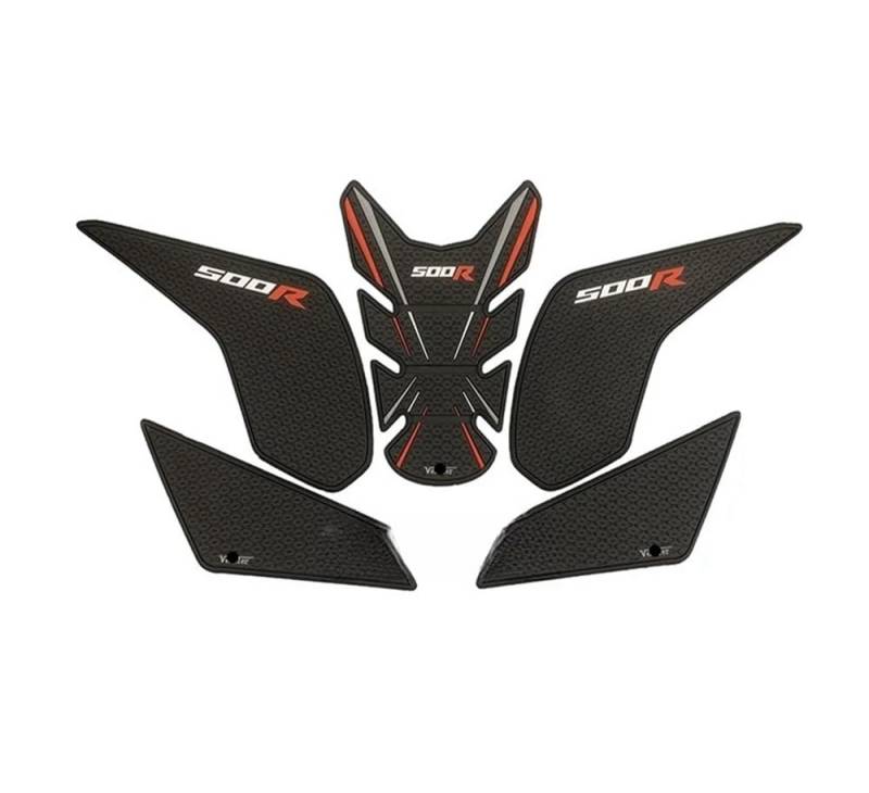 Motorrad Tank Pad Für Ho&nda CBR500R 2019 2020 2021 Motorrad Tank Pad Gas Knie Grip Traktion Seite Protector Aufkleber von MQOYDCHL