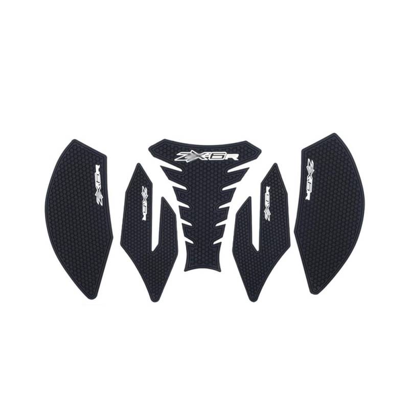 Motorrad Tank Pad Für Ninja ZX6R ZX 6R ZX-6R 2019-2023 Motorrad Tank Pad Aufkleber Seite Gas Knie Grip Schutz Traktion Abziehbilder Gummi von MQOYDCHL