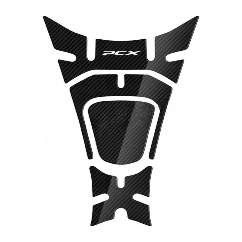 Motorrad Tank Pad Für PCX125 PCX150 Pcx125 150 18-19 Motorrad Carbon Kraftstoff Tank Pad Aufkleber Aufkleber Zubehör Wasserdicht von MQOYDCHL