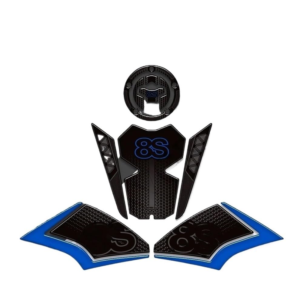 Motorrad Tank Pad Für Suzuki GSX-8S GSX8S GSX 8S 2023 2024 Zubehör Anti-Scratch-Schutz Aufkleber Motorrad Aufkleber Kraftstoff Tank Pad von MQOYDCHL