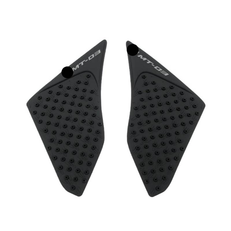 Motorrad Tank Pad Motorrad Anti-Slip Tank Pad Schutz Gummi Aufkleber Gas Grip Traktion Seite Aufkleber Teile Für Ya&maha MT03 MT 03 2015-2016 von MQOYDCHL