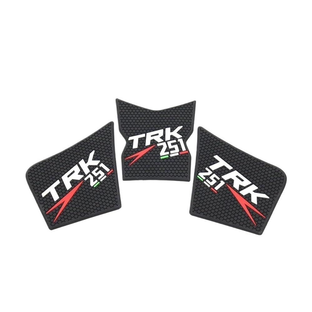 Motorrad Tank Pad Motorrad Tank Traction Pad Seite Gas Pad Schutz Aufkleber Für BE&Nelli TRK251 TRK 251 2018 2019 Zubehör Motorrad Pad von MQOYDCHL