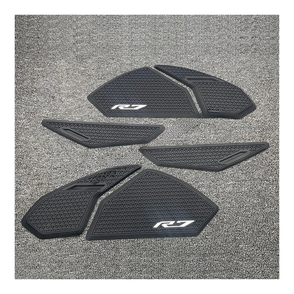 Motorrad Tank Pad Seite Kraftstoff Tank Pad Tank Pads Schutz Aufkleber Aufkleber Gas Knie Grip Traktion Pad Tankpad Für Ya&maha R7 YZF R7 YZFR7 2021 2022 von MQOYDCHL