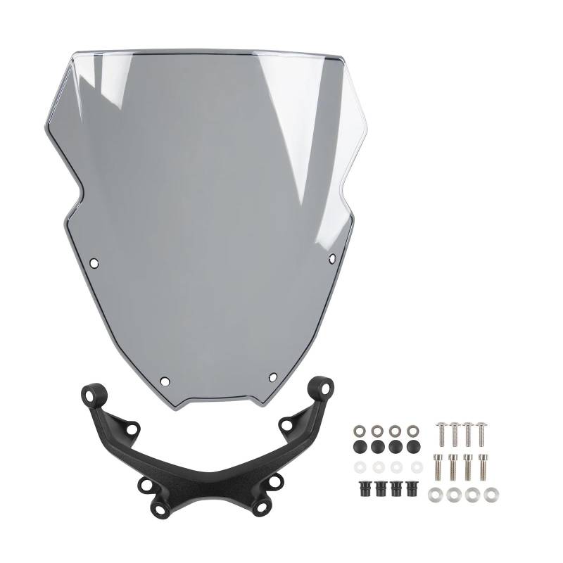 Motorrad Windschutzscheibe Sport Touring Windschutzscheibe Windschutz Für Ya&maha MT-09 SP MT 09 MT09 2021 2022 2023 Motorrad Windabweiser Schild Bildschirm von MQOYDCHL