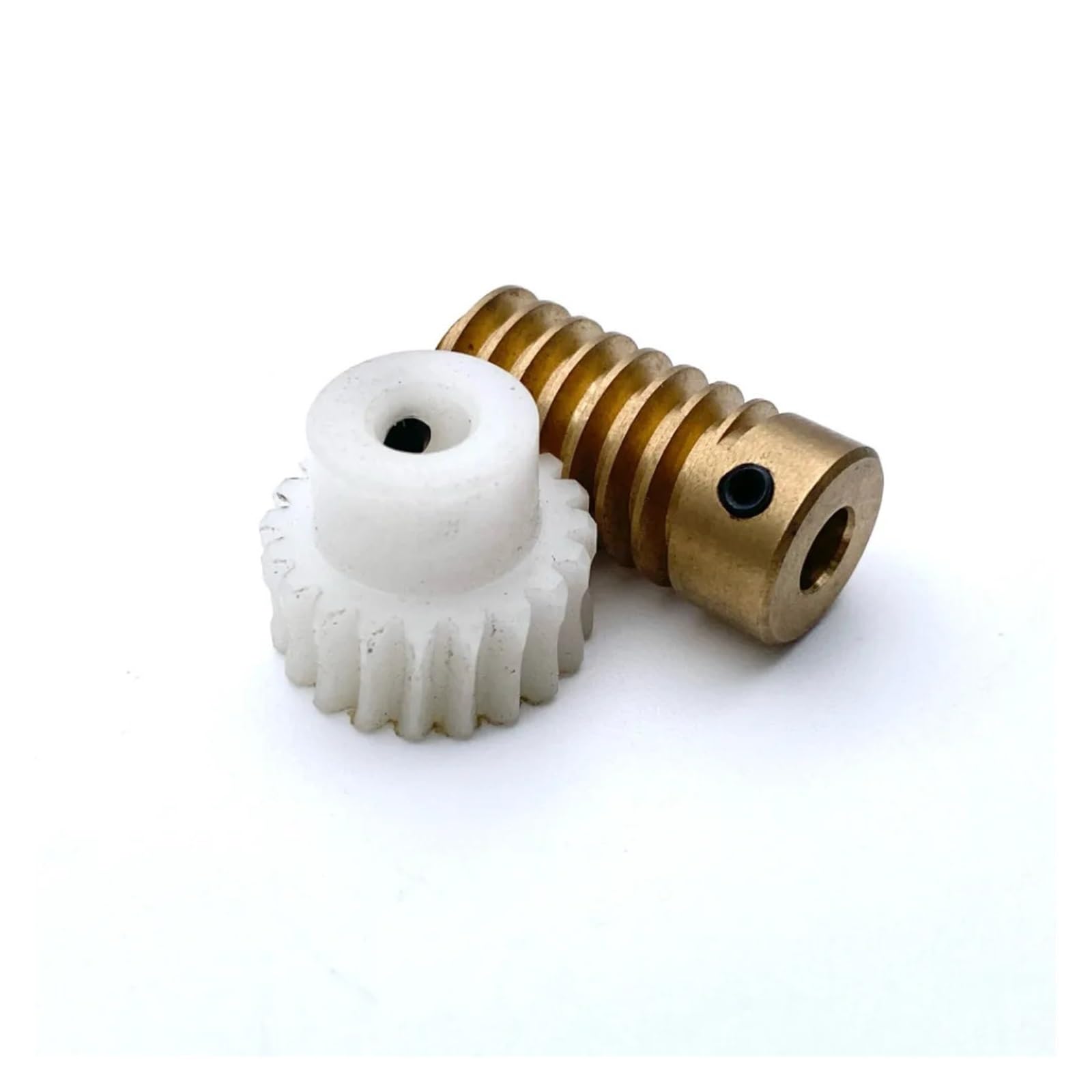 0.8M 1:20 Copper Worm Gear 3/4/5/6mm POM Nylon Gear DIY DC Gear electronic starter Remote Control Self-locking Steering Turbine MQXFCZUX(5mm-OD14) von MQXFCZUX