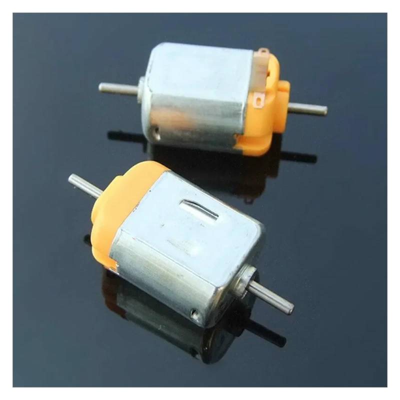 130 Dual Shaft electronic starter DC1.5V-6V 3V 11000RPM High Speed Dia.2mm electronic starter Toy Tank Ship Boat Small Smart Car Model Hobbies MQXFCZUX von MQXFCZUX