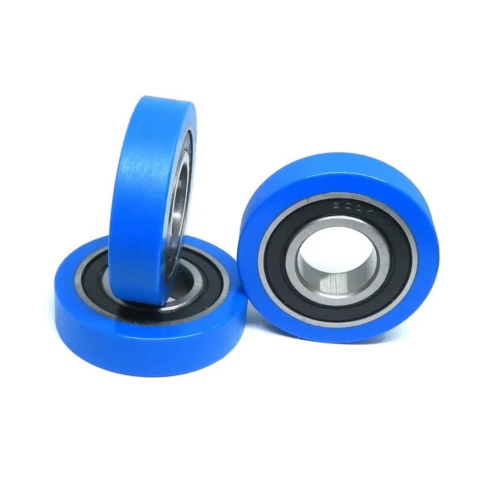 1pcs 17x50x18 Forming Bearing Pulley PU620350-18 50mm Diameter PU Coated Roller with 6203 Bearing 17 * 50 * 18 MQXFCZUX(PU600450-12 20x50x12) von MQXFCZUX