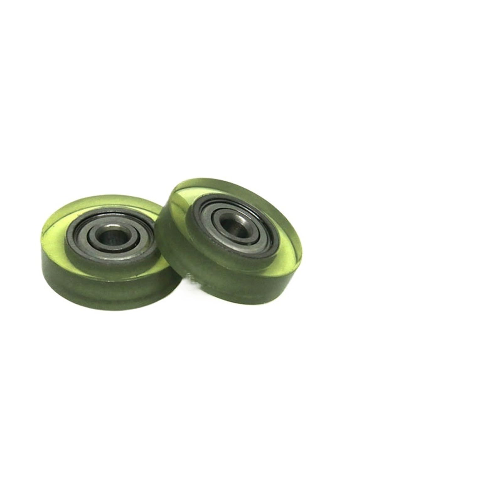 1pcs 3x15x4 Formed Bearing Wheel PU62315-4 OD 15mm PU Coated Roller 3 * 15 * 4 Soft Pulley MQXFCZUX(PU60518-5 5x18x5mm) von MQXFCZUX