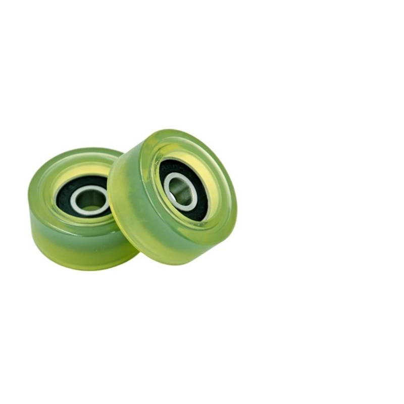 1pcs 8x35x15 mm Grade Moving Door Mute PU Pulley PU60835-15 OD 35 mm Outer Bearing Roller 8 * 35 * 15 Wheel MQXFCZUX(PU60624-6 6x24x6mm) von MQXFCZUX