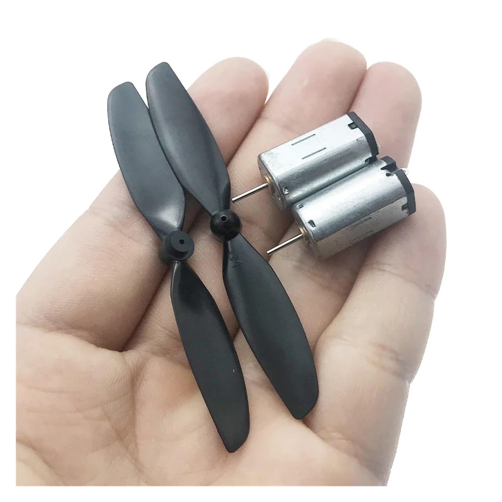 2PCS N30 electronic starter & Propeller DC 3V-4.2V 30000RPM High Speed with 75MM Black Propeller CW CCW Model Airplane Helicopter Fan MQXFCZUX von MQXFCZUX