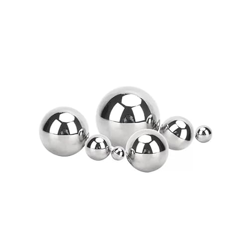 304 Stainless Steel Ball 0.4mm-5mm 0.5mm 0.9mm 1mm 2mm 2.381mm 3mm 4mm Grade 25-100 High Precision Solid Bearing Balls MQXFCZUX(1000pcs,1.588mm G25) von MQXFCZUX