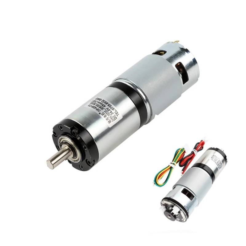 42MM 775 Precision Permanent Magnet DC 12V24V Planetary Reducer Gear electronic starter/Encoder/Rear Output Shaft MQXFCZUX(1 Ratio 125,12V ONLY Motor) von MQXFCZUX