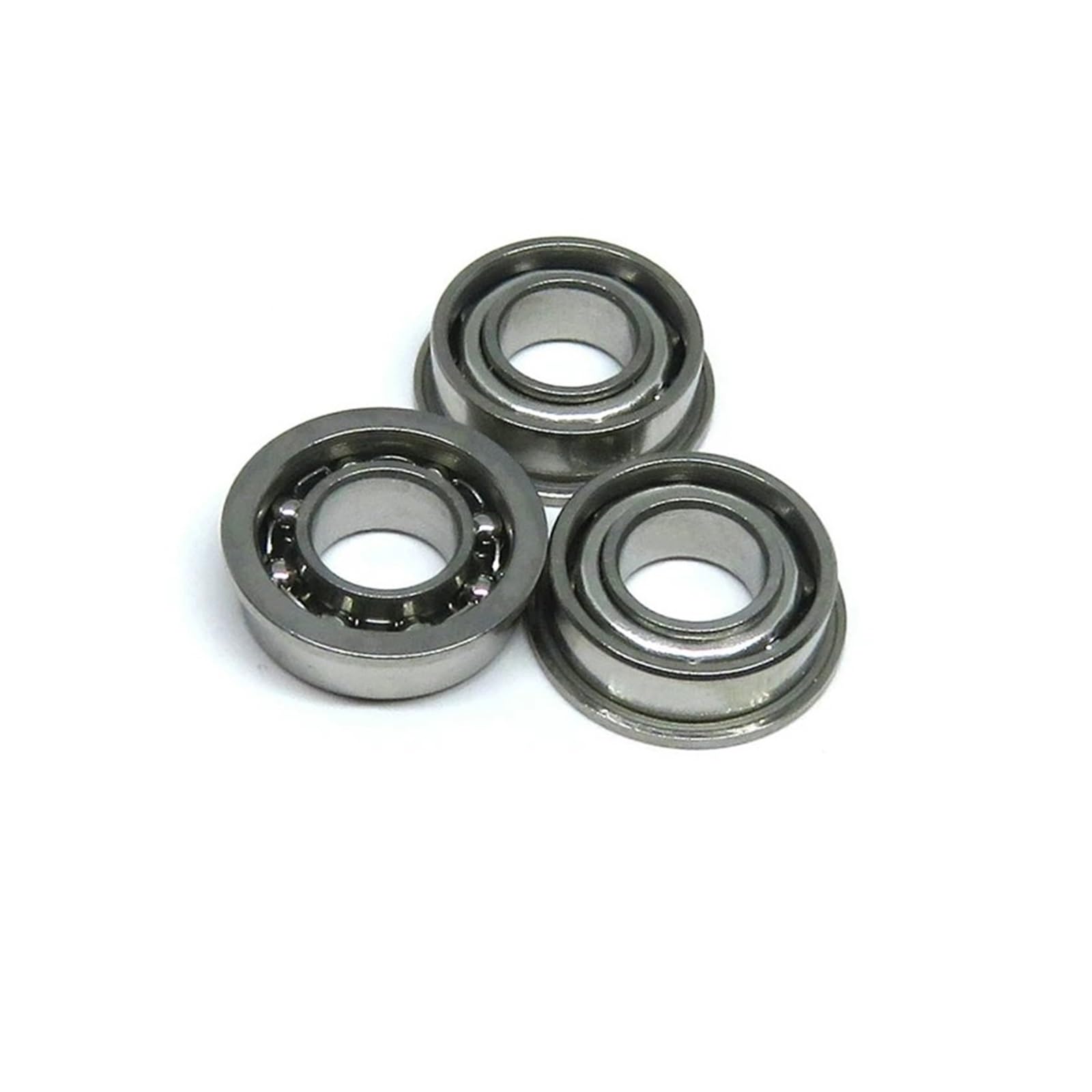 5pcs SFR166ZZ EE Flange Bearing 4.762x9.525x3.175 mm R166 FR166 SFR166 ZZ Z Inch Inner Extended Stainless Steel Flanged Bearing MQXFCZUX(SFR133-ZZ) von MQXFCZUX