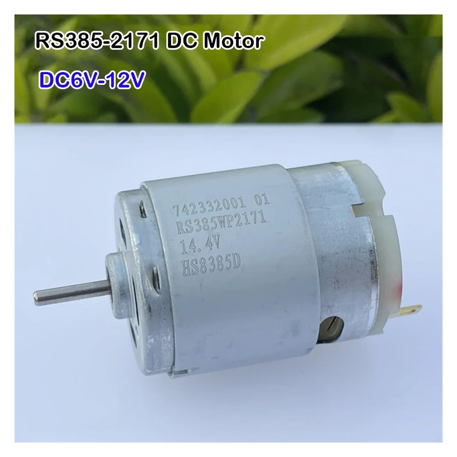 DC 6V-24V 7.4V 9V 12V RS-385WP-2171 Carbon Brush electronic starter 16500RPM High Speed for Hair Dryer Small Drill MQXFCZUX von MQXFCZUX