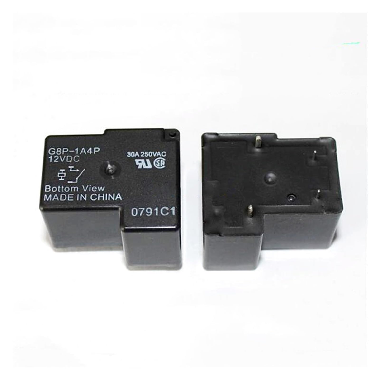 G8P-1A4P 12VDC G8P-1A4P-12VDC G8P1A4P 12VDC DC12V 12V relay 30A 250VAC DIP4 MQXFCZUX(One Size) von MQXFCZUX