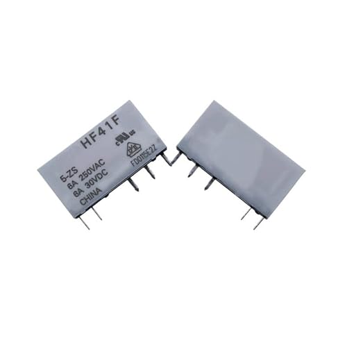 HF41F 5 12 24-ZS HS 6A 5-pin grand relay 5VDC 12VDC 24VDC Base socket 41F-1Z-C2-1 MQXFCZUX(10PCS HF41F 5-ZS) von MQXFCZUX