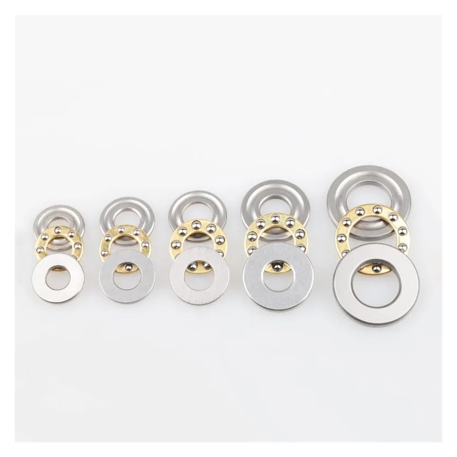 I/D 3/4/5/6/7/8/9/10mm Axial Ball Flat Washers Thrust Bearing F3-8M F4-9M F4-10M F5-10M F5-12M F6-12M F7-13M F8-16M F10-18M MQXFCZUX(F3-8m 3x8x3.5mm) von MQXFCZUX