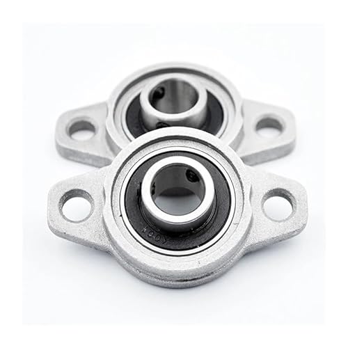 KFL001 12mm Bearing Zink Alloy Pillow Block Bearings Bore Inner Diameter 12 mm Small Bearings with Housing MQXFCZUX(One Size) von MQXFCZUX