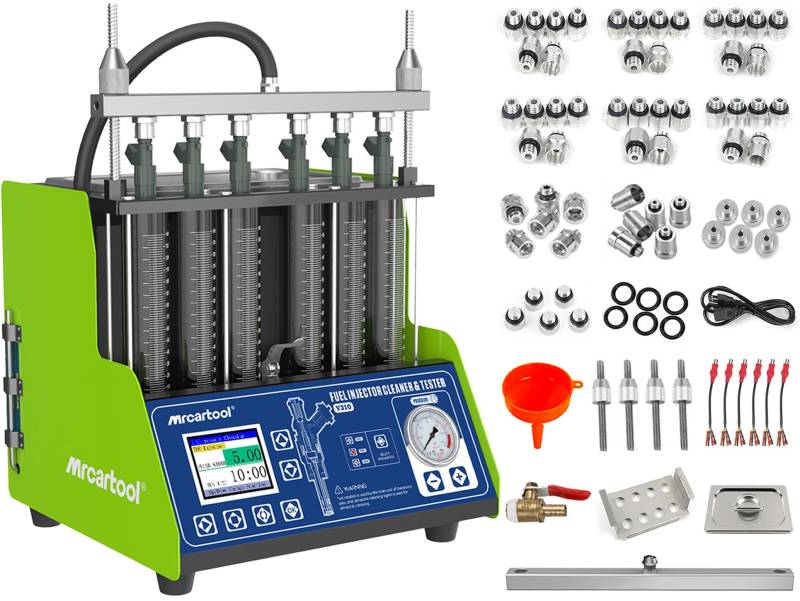 MR CARTOOL Injektoren Reiniger Prüfer V310 220V Ultraschall Injektor Einspritzdüsen Prüfgerät Diesel Benzin für Autos Motorrädern von MR CARTOOL