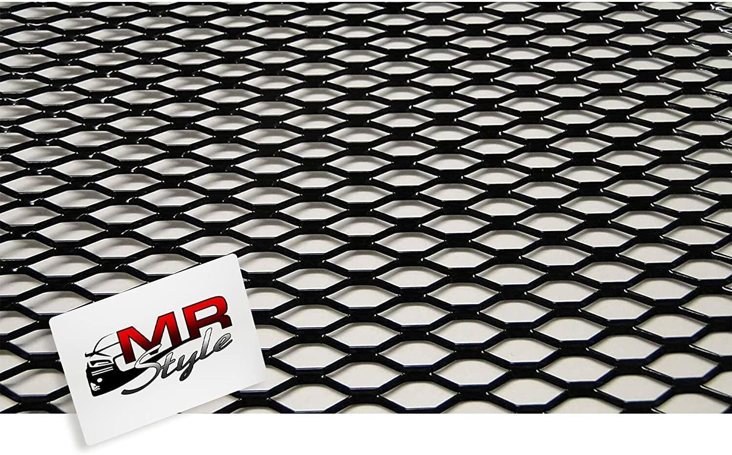 MR-Style Alu Renngitter | Grillgitter | Racegitter | Streckgitter, 100 x 33cm schwarz | TUNING | STYLING | das Qualitativ hochwertige Gitter (3mm x 6mm) von MR-Style