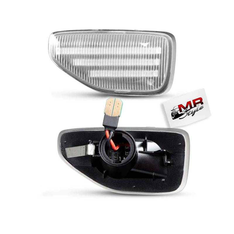 MR-Style LED Seitenblinker Klarglas [73507], 2 Blinker kompatibel mit Duster II Logan II Limousine Logan II MCV Sandero II von MR-Style