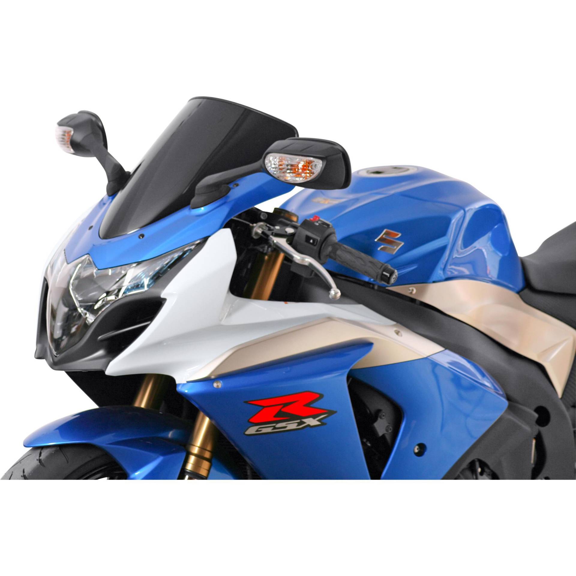 MRA Verkleidungsscheibe Originalform O schwarz für GSX-R 1000 CY von MRA