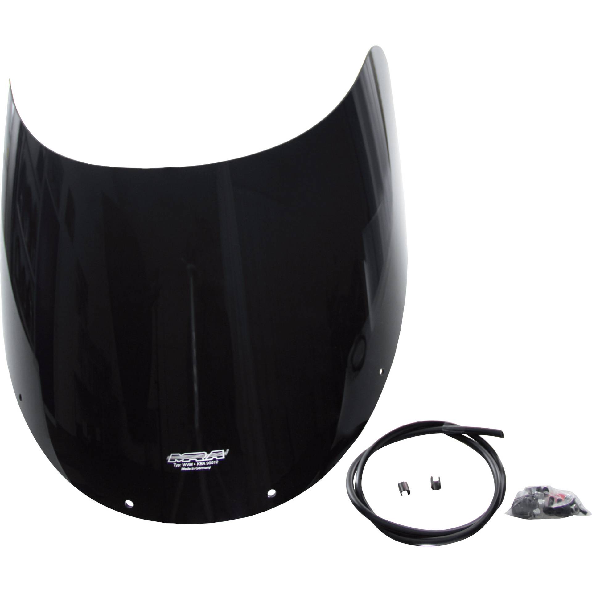 MRA Verkleidungsscheibe Originalform O schwarz f.GSX-R1100 89-90 von MRA