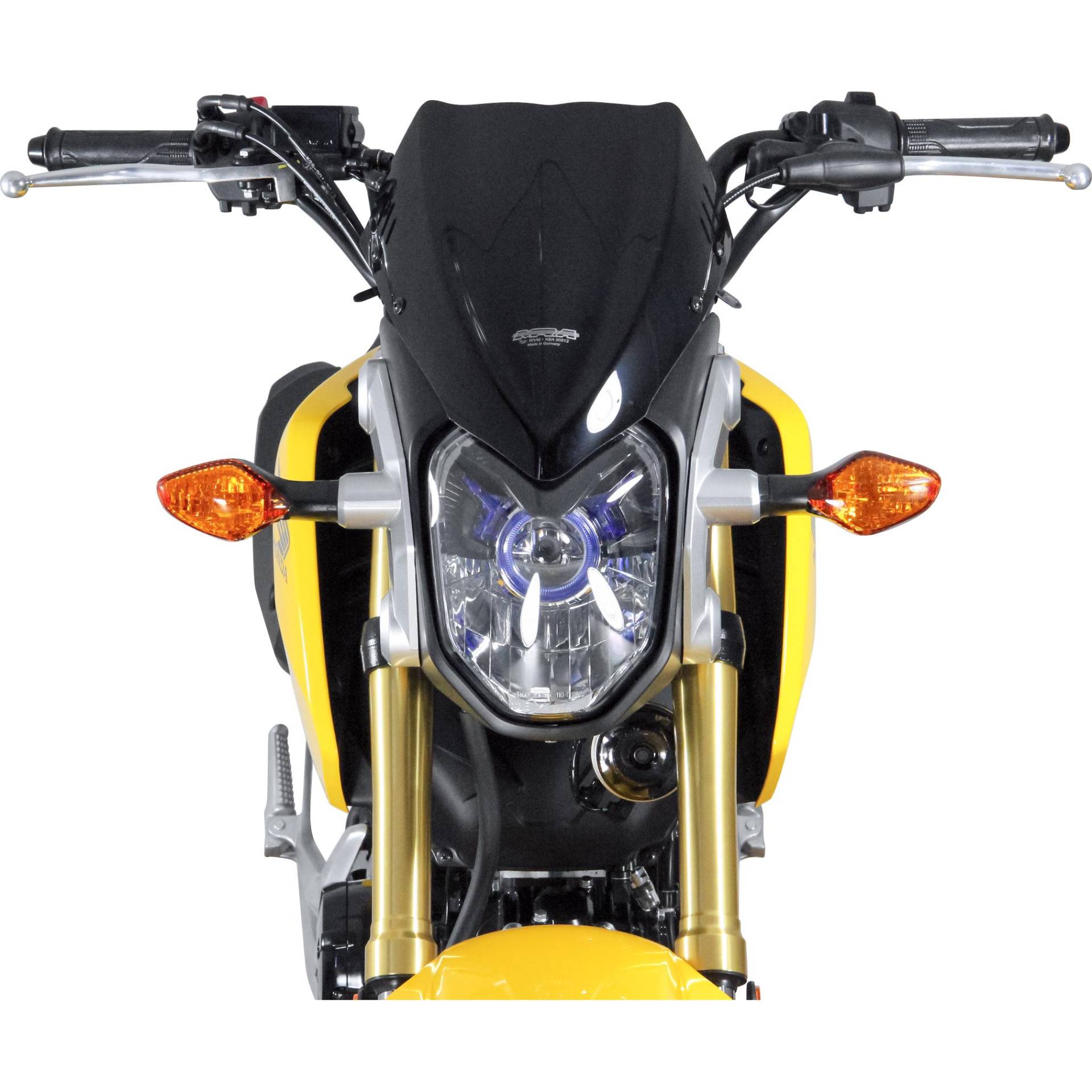 MRA Racingscheibe NR schwarz für Honda MSX 125 2013-2015 von MRA