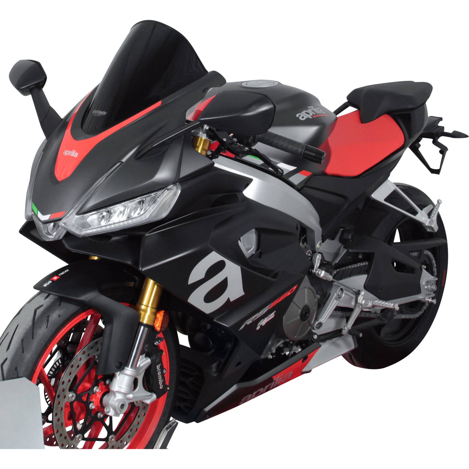 MRA Racingscheibe R schwarz für Aprilia RS 660 von MRA