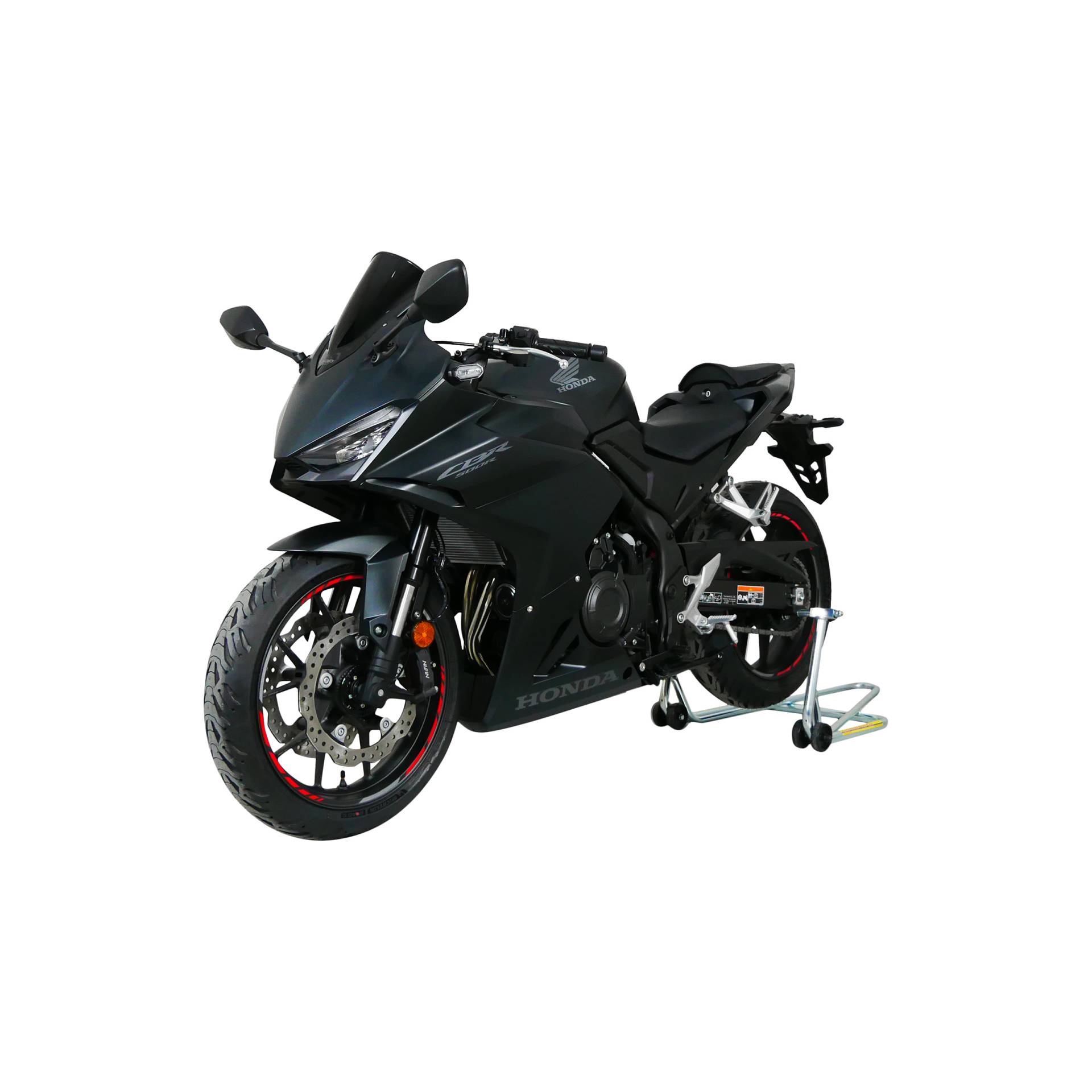 MRA Racingscheibe R schwarz für Honda CBR 500 R 2019-2023 von MRA