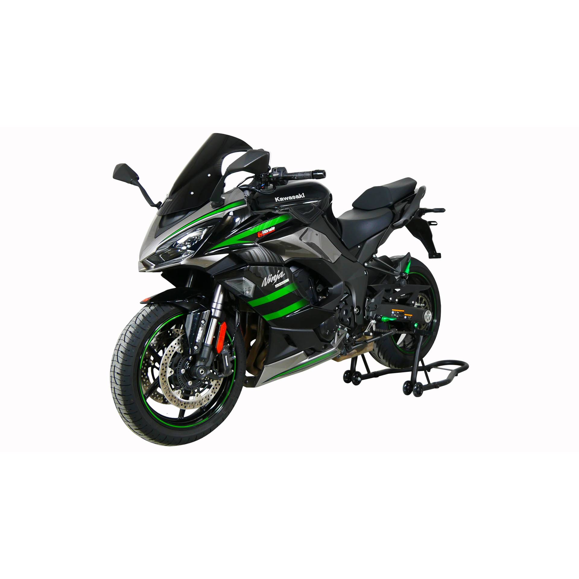 MRA Racingscheibe R schwarz für Kawasaki Ninja 1000 SX 2020- von MRA