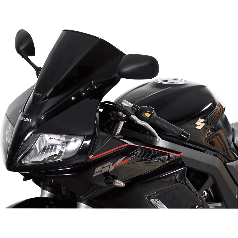 MRA Racingscheibe R schwarz für Suzuki SV 650/1000 S 2003-2008 von MRA