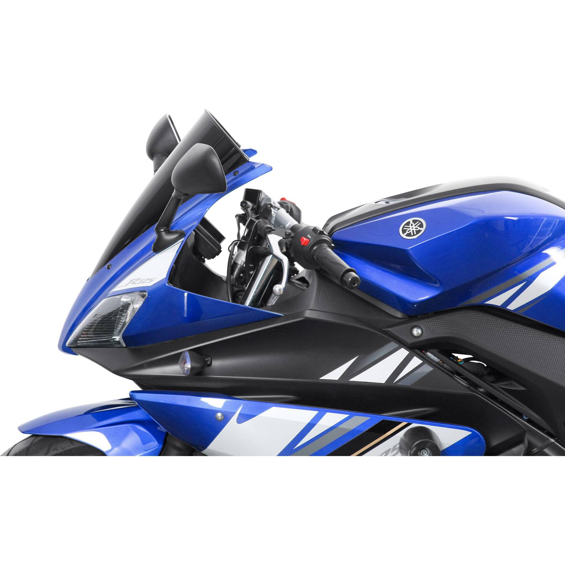 MRA Racingscheibe R schwarz für Yamaha YZF R 125 2008-2018 von MRA